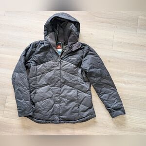 Columbia Women's Black & Charcoal Hooded Insulated Jacket